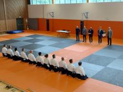Des nouveaux gradés à l'Aikido club du Mans